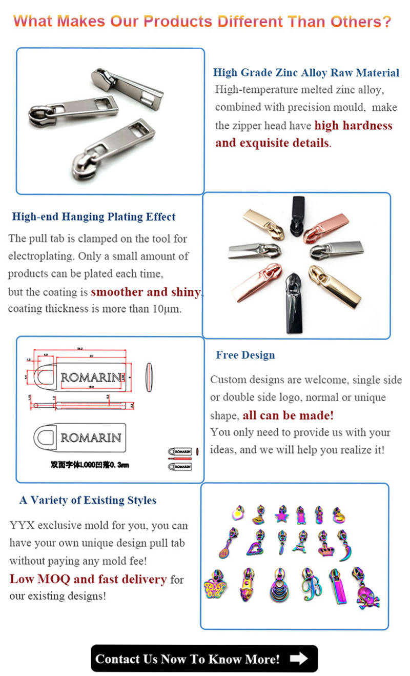 Metal Zinc Alloy Slider