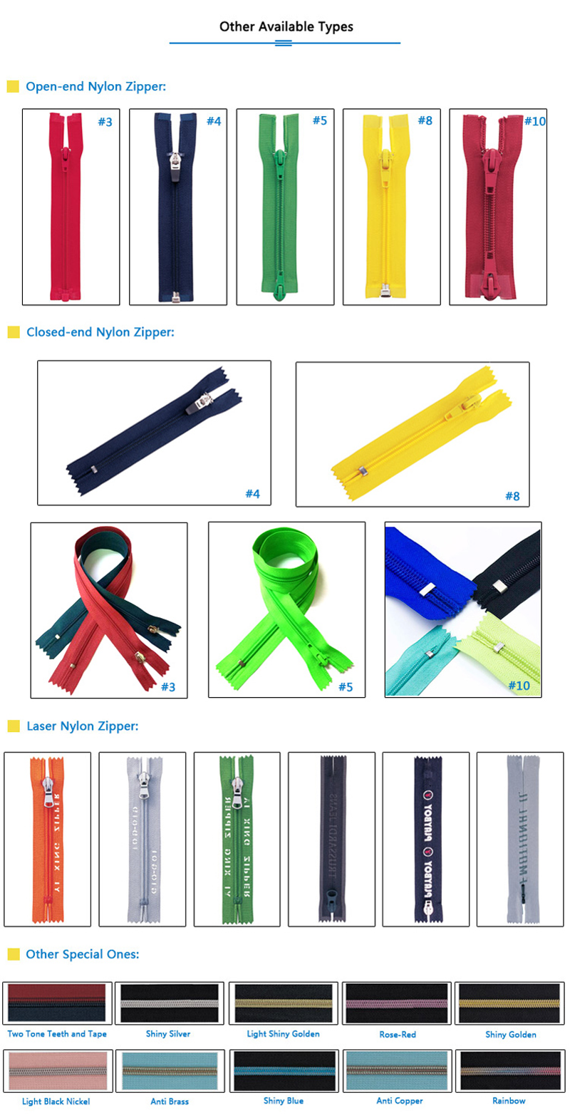 Nylon Coil Zipper Manufacturer