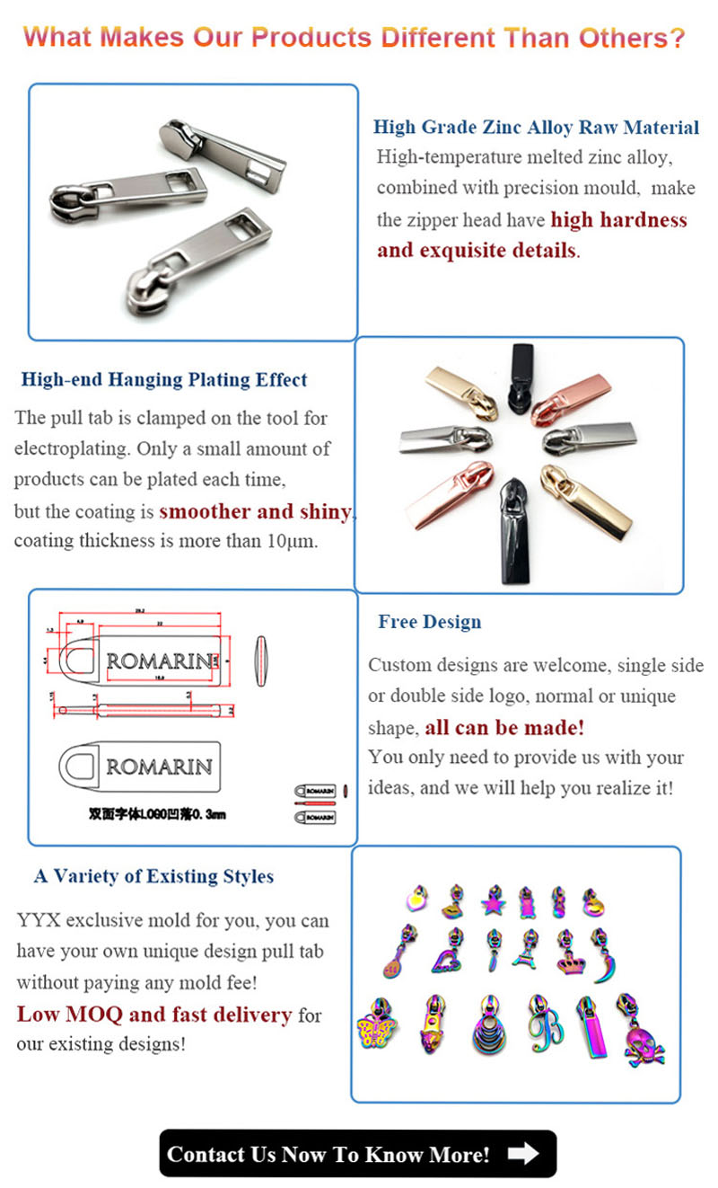 #5 Metal Zipper Slider