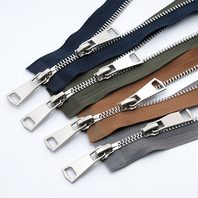 High Quality Double Slider Zipper Metal Manufacturers Zipper Metallic