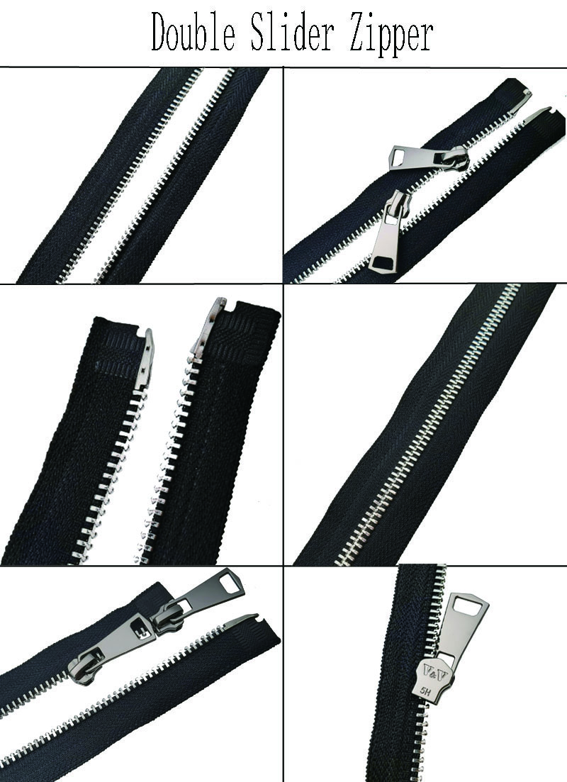 Best Double Slider Zipper Metal