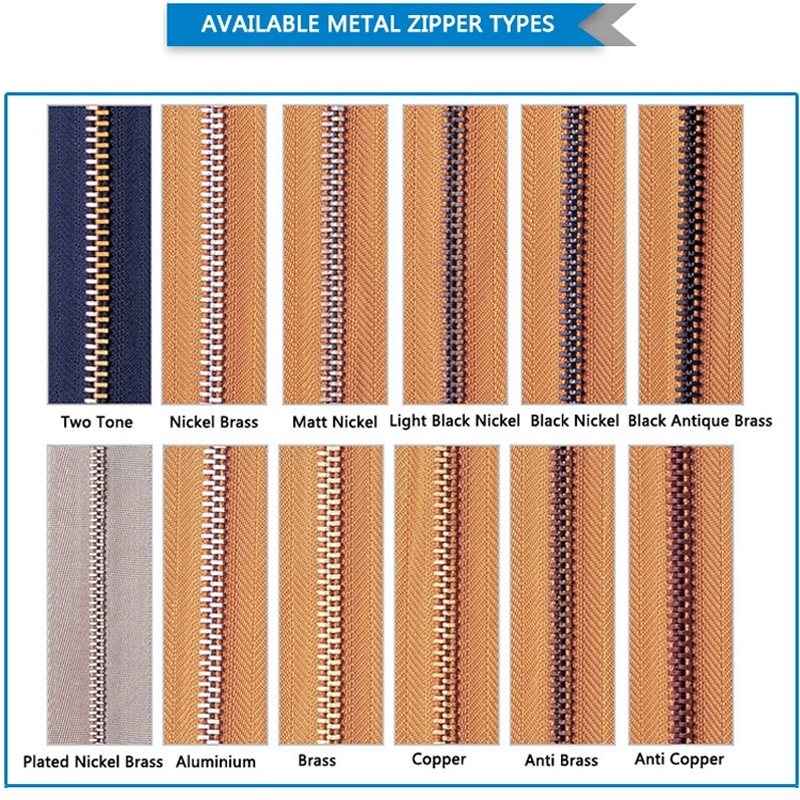 OEM Metal Zipper Manufacturers